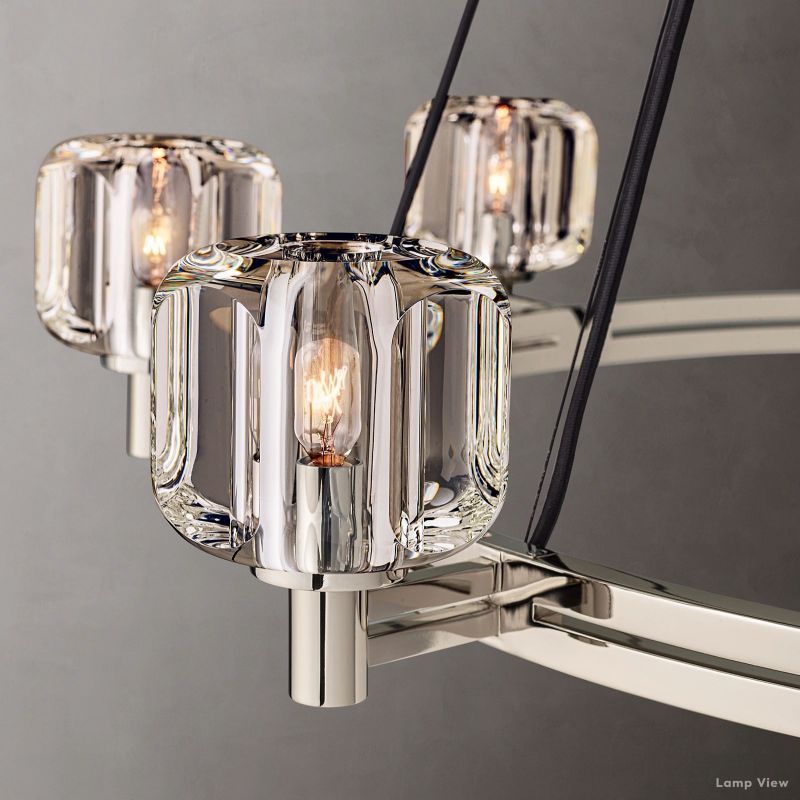 Demaret Modern Crystal Round Chandelier 60"