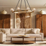 Demaret Modern Crystal Round Chandelier 48"
