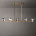 Demaret Modern Crystal Linear Chandelier 54"