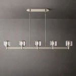 Demaret Modern Crystal Linear Chandelier 54"