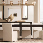 Demaret Modern Crystal Double Linear Chandelier 72"