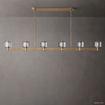Demaret Modern Crystal Linear Chandelier 72"