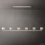 Demaret Modern Crystal Linear Chandelier 72"