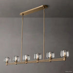 Demaret Modern Crystal Linear Chandelier 72"