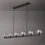 Demaret Modern Crystal Linear Chandelier 72"