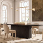 Demaret Modern Crystal Mobile Linear Chandelier 72"