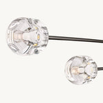 Demaret Modern Crystal Mobile Linear Chandelier 72"