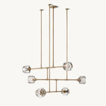 Demaret Modern Crystal Mobile Round Chandelier 48"