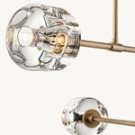 Demaret Modern Crystal Mobile Round Chandelier 62"