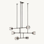 Demaret Modern Crystal Mobile Round Chandelier 48"