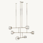 Demaret Modern Crystal Mobile Round Chandelier 48"