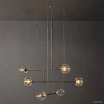 Demaret Modern Crystal Mobile Round Chandelier 62"