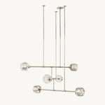Demaret Modern Crystal Mobile Round Chandelier 48"