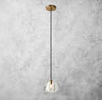 Hemisphere Domed Crystal Pendant Light