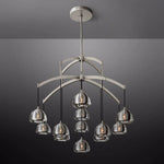 Hemisphere Domed Crystal Round Chandelier 48"