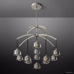 Hemisphere Domed Crystal Round Chandelier 48"