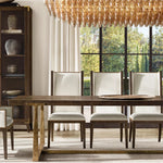 Chiara Lustrous Glass Tiered Rectangular Chandelier 54"