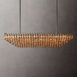 Chiara Tiered Rectangular Chandelier 74"
