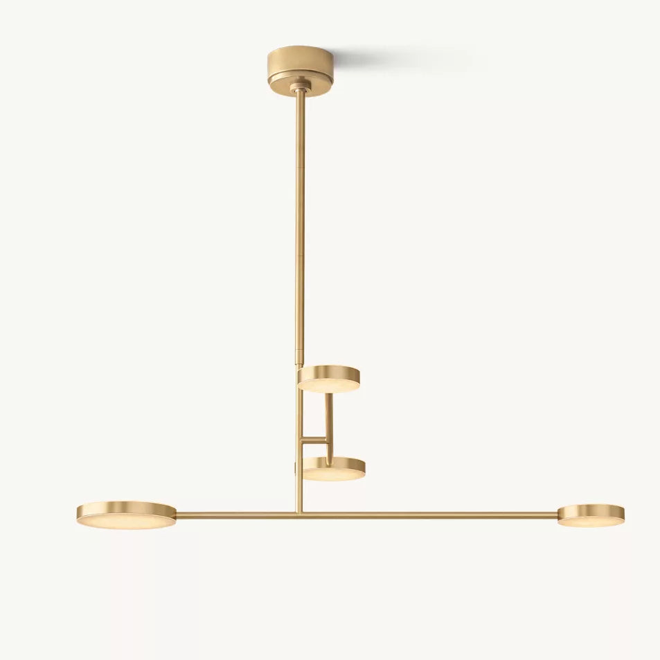 Alexander Modular Alabaster Mobile Chandelier 36"