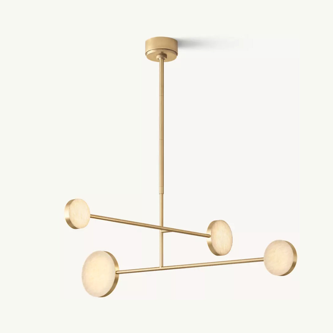 Alexander Modular Alabaster Mobile Chandelier 36"