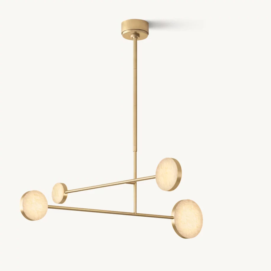 Alexander Modular Alabaster Mobile Chandelier 36"
