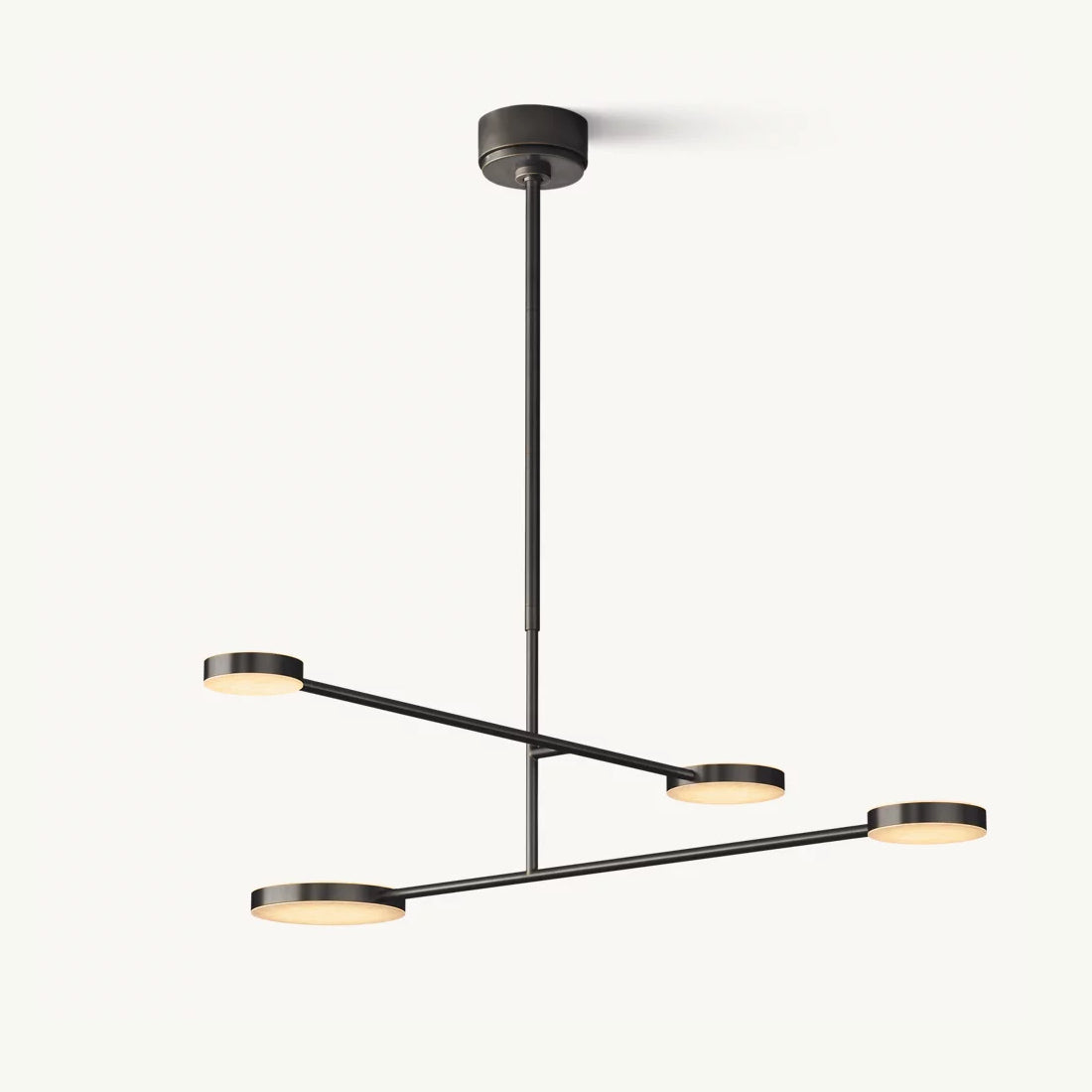Alexander Modular Alabaster Mobile Chandelier 36"