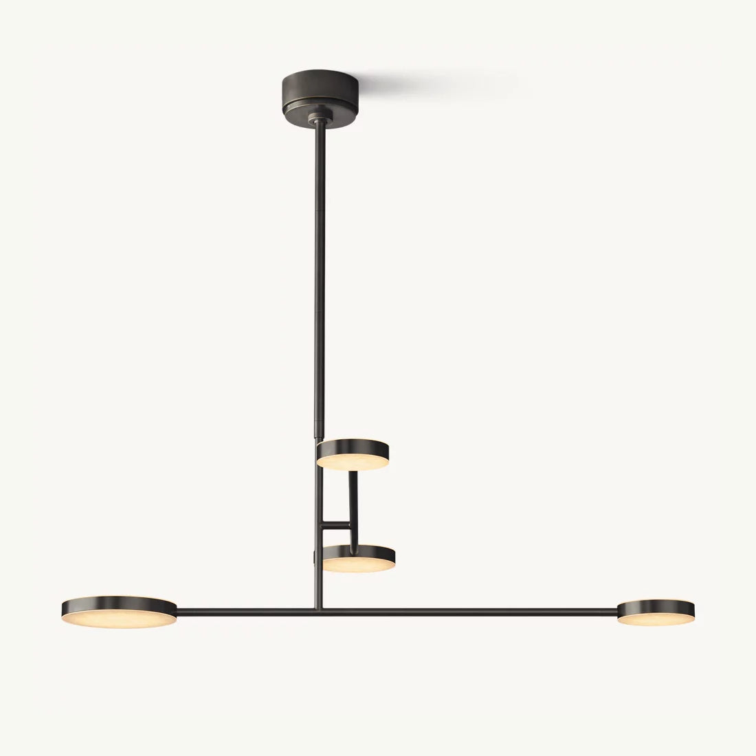Alexander Modular Alabaster Mobile Chandelier 36"