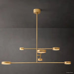 Alexander Modular Alabaster Mobile Chandelier 48"