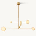 Alexander Modular Alabaster Mobile Chandelier 48"