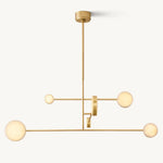Alexander Modular Alabaster Mobile Chandelier 48"