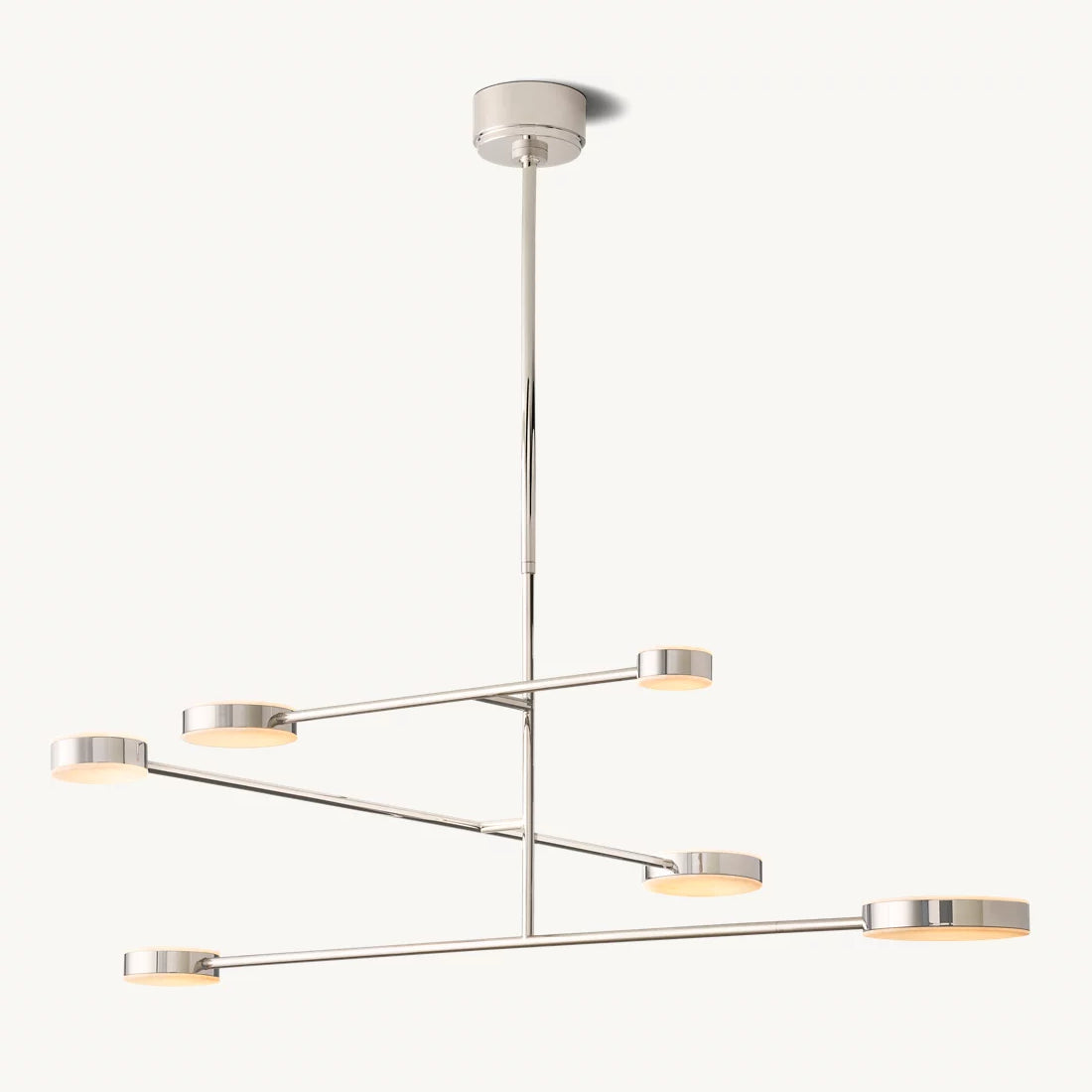 Alexander Modular Alabaster Mobile Chandelier 48"