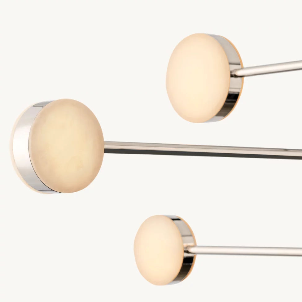 Alexander Modular Alabaster Mobile Chandelier 48"