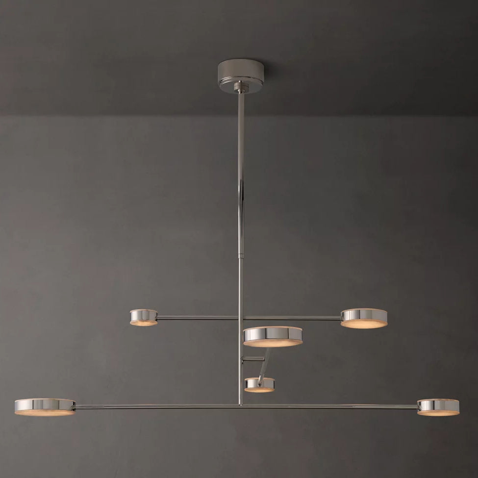 Alexander Modular Alabaster Mobile Chandelier 48"