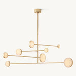 Alexander Modular Alabaster Mobile Chandelier 60"