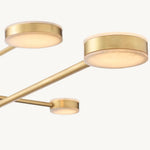 Alexander Modular Alabaster Mobile Chandelier 60"