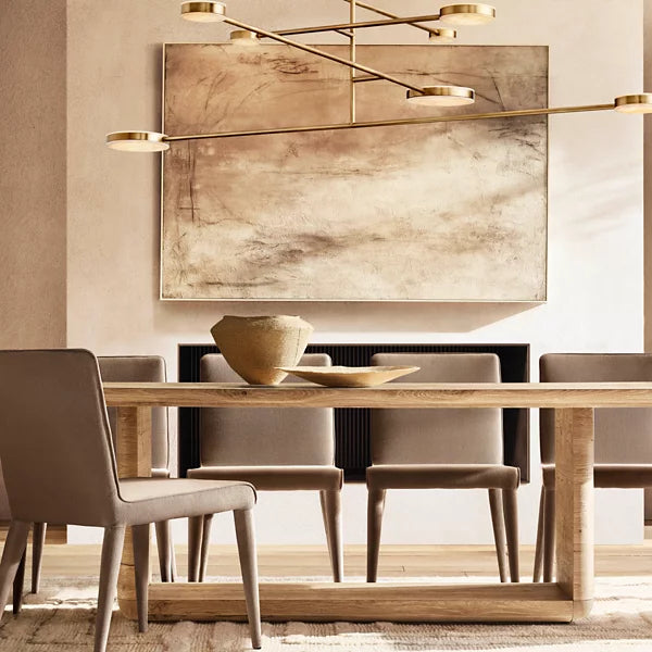 Alexander Modular Alabaster Mobile Chandelier 60"