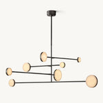 Alexander Modular Alabaster Mobile Chandelier 60"