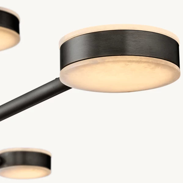 Alexander Modular Alabaster Mobile Chandelier 60"