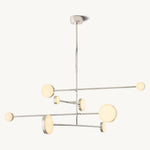 Alexander Modular Alabaster Mobile Chandelier 60"