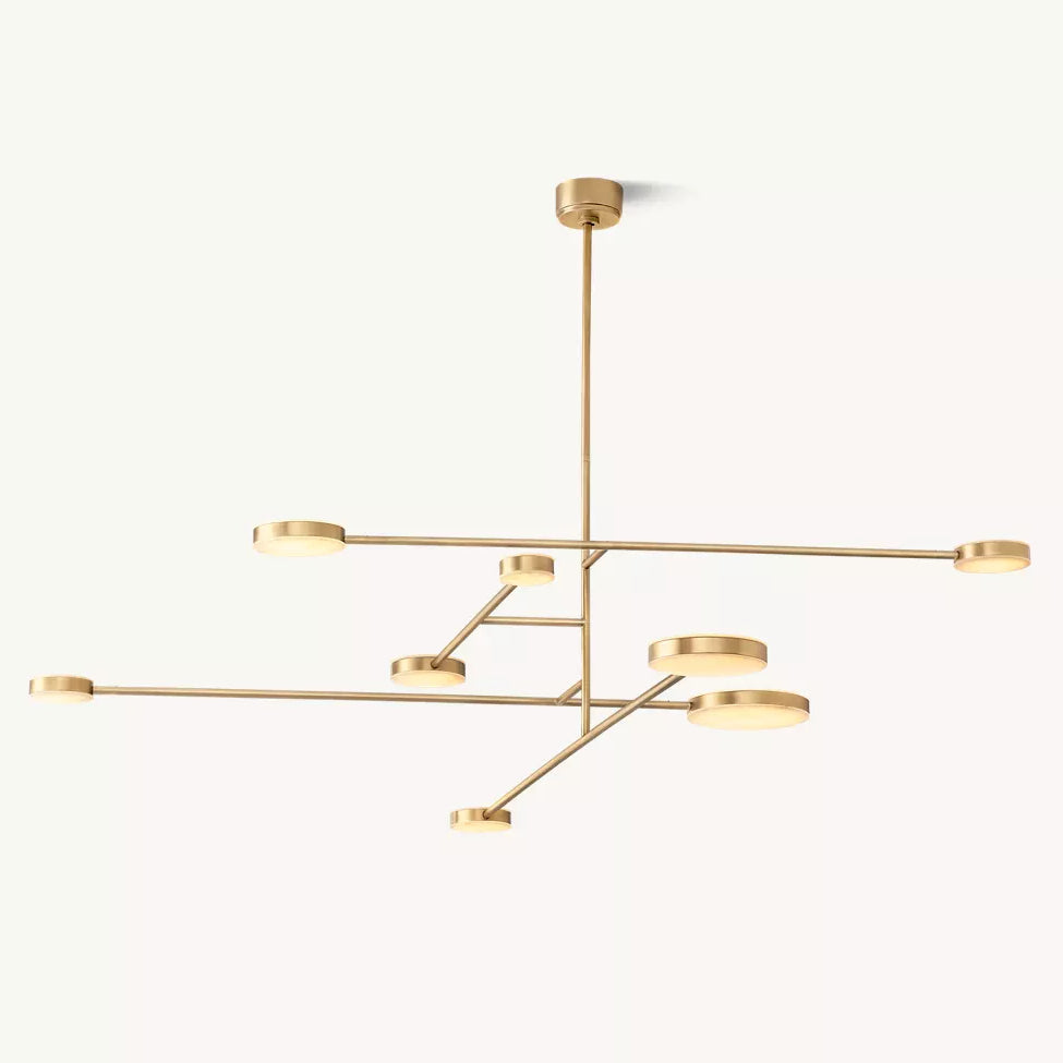 Alexander Modular Alabaster Mobile Chandelier 72"