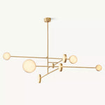 Alexander Modular Alabaster Mobile Chandelier 72"