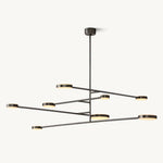 Alexander Modular Alabaster Mobile Chandelier 72"