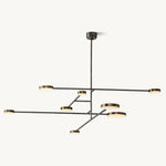 Alexander Modular Alabaster Mobile Chandelier 72"