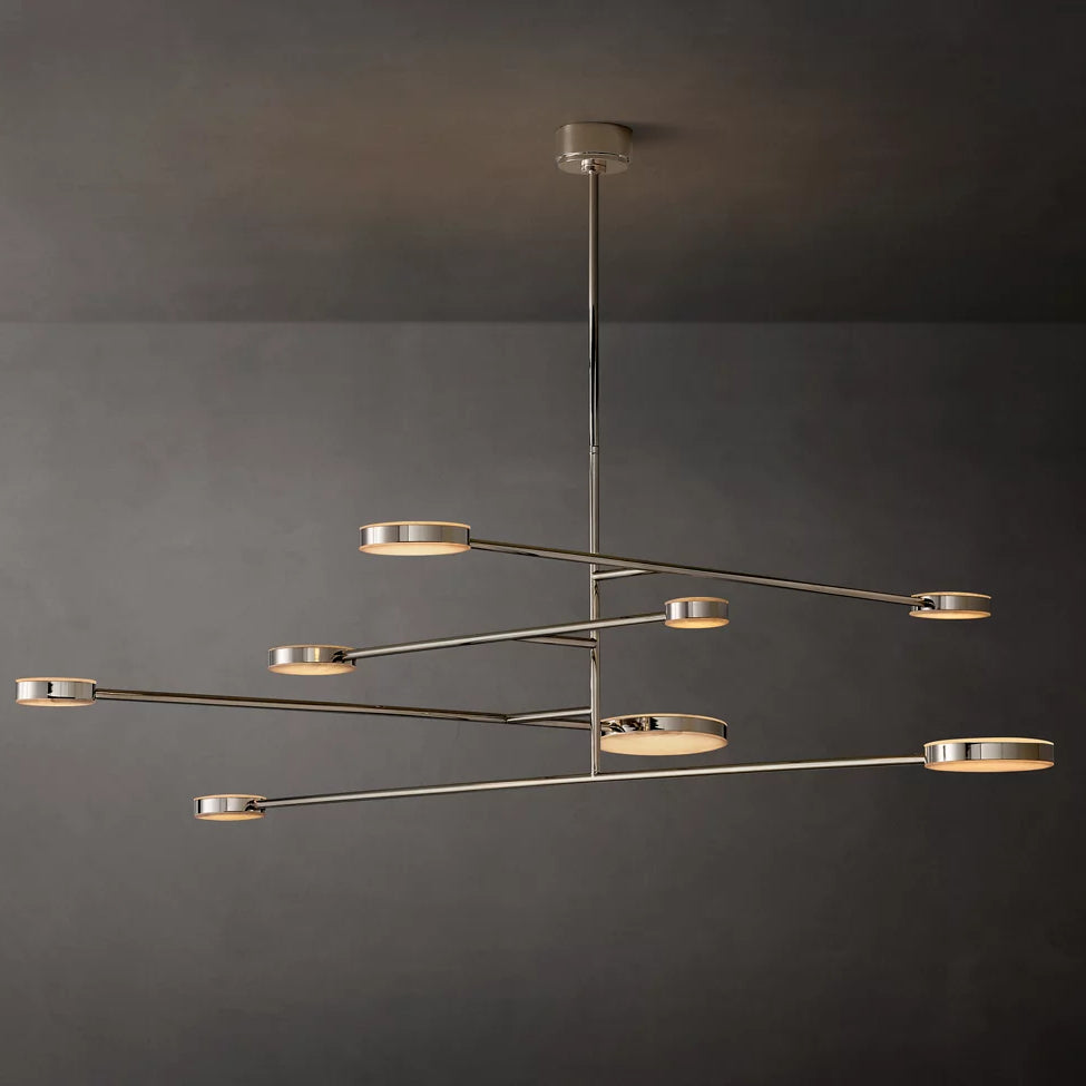 Alexander Modular Alabaster Mobile Chandelier 72"
