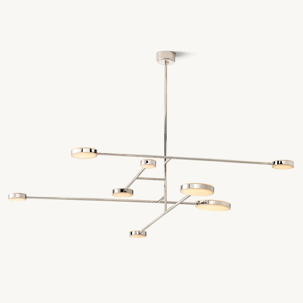 Alexander Modular Alabaster Mobile Chandelier 72"