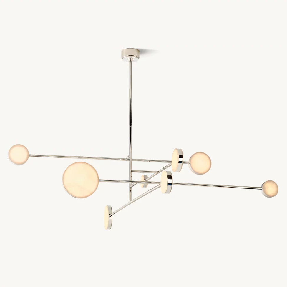Alexander Modular Alabaster Mobile Chandelier 72"