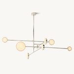 Alexander Modular Alabaster Mobile Chandelier 72"