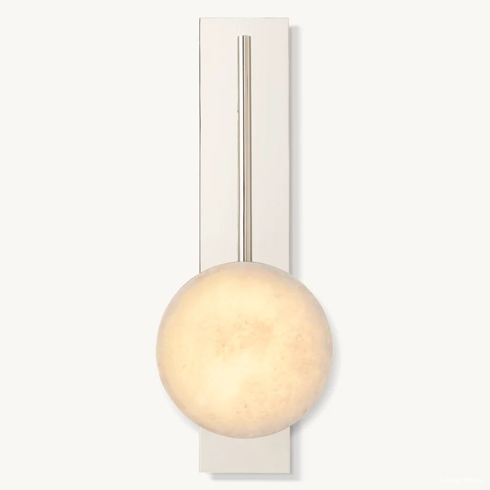 Alexander Modular Alabaster Wall Sonce 18"
