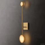 Alexander Modular Alabaster Wall Sonce 28"