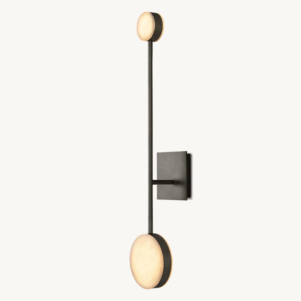 Alexander Modular Alabaster Wall Sonce 28"